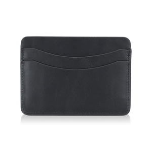 RFID blocco PU porta carta in pelle sottile portafoglio minimo per uso quotidiano OEM accettato - Product Image 2