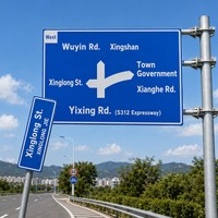 Panneau de signalisation routière réfléchissant, panneau d'avertissement pour piétons, panneau de signalisation de danger, panneau de signalisation de prudence pour l'entretien des routes et des autoroutes