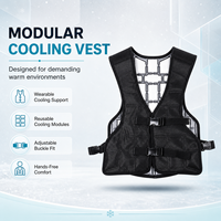 Chaleco Refrigerante Ligero y Reutilizable Personalizado, Chaqueta Refrigerante para Construcción, Almacenes, Exteriores, Alivio del Calor de Verano