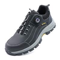 Chaussures de sécurité industrielles unisexes MaxiTough à coupe basse, antidérapantes, avec embout en acier, imperméables, à prix abordable pour soudeurs