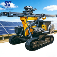 Pileuse et Foreuse Solaire Hydraulique TZ535 avec Moteur et Pompe, Conception à Accès Facile pour l'Entretien Quotidien