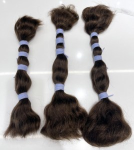 Superventas 100% cabello virgen brasileño Superior a granel extremos dobles dibujados onda profunda ondulado húmedo teje colores #4 #2 #1 <span class=keywords><strong>Magi</strong></span> Hair - Product Image 1