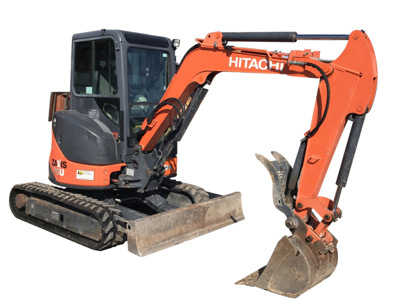 Hitachi ZX35U Excavator - High Quality & Low Hours