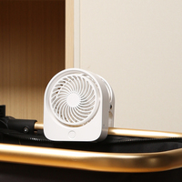 Mini ventilateur de bureau portable USB rechargeable multifonction personnalisé pour l'été