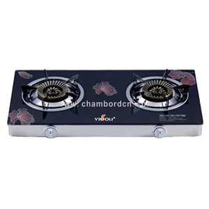 Estufa de Gas de 2 Quemadores, Potente, con Quemadores de Latón y Cubierta de Vidrio, Electrodoméstico de Cocina - Product Image 2