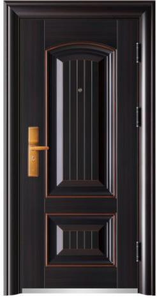 Porte de sécurité extérieure en acier de style moderne, étanche, antivol, insonorisée, avec gravure de <span class=keywords><strong>logo</strong></span> personnalisée, ouverture battante, <span class=keywords><strong>entrée</strong></span> de jardin - Product Image 3