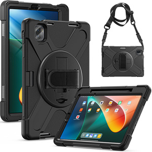 Étui en silicone souple pour <span class=keywords><strong>Xiaomi</strong></span> <span class=keywords><strong>Pad</strong></span> <span class=keywords><strong>5</strong></span> Pro, boîtier pliable, résistant aux chocs, avec sangle pour les mains à rotation de la <span class=keywords><strong>tablette</strong></span> - Product Image 2