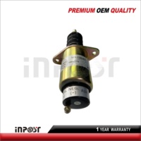 Solénoïde d'arrêt de carburant 24V SA-3151-24 pour Cummins CT 8.3 moteur Diesel électrovanne 3906776