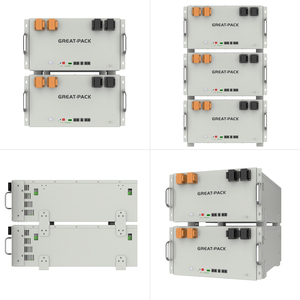 Módulo de Batería de Litio Híbrida Apilable para Montaje en Rack, 51.2V 314Ah, 16kWh, para Sistemas de Energía Solar - Product Image 4