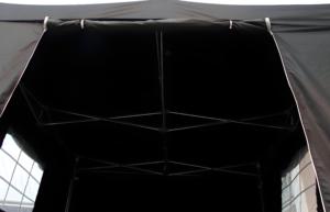 Toldo plegable personalizado de tienda alta de aleación de aluminio de 10x10 pies para actividades de exposición al aire libre Gazebo soporte de pared lateral para Feria Comercial - Product Image 6