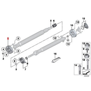 BMW <span class=keywords><strong>2</strong></span> serisi için CV ortak 52/24 [230i] 2016-2019 26117511454 - Product Image 2