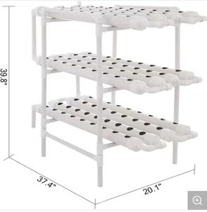 Pot de fleur et jardinière Kit de plantation à domicile hydroponique Nft <span class=keywords><strong>Mini</strong></span> canal en <span class=keywords><strong>PVC</strong></span> - Product Image 1