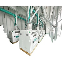 Ligne de moulin à farine de blé super blanche Haiyun 10TPD, moteur haute efficacité 380V, machine facile à utiliser, garantie 2 ans, longue durée de vie