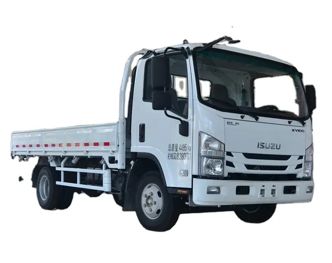 4x2 ISUZU यूरोपीय संघ 5 इंजन 2 टन के साथ 3 टन कार्गो ट्रक 120hp इंजन लॉरी प्रकाश ट्रक छोड़ दिया हाथ ड्राइविंग