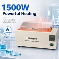 Cenlee Laboratory Digital Water Bath 600x300x150mm Pemanas Cepat Kontrol PID untuk Penelitian Kimia Biologi dan Pengujian Sampel