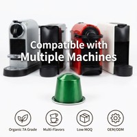 Cápsulas de Matcha Latte Orgánico Instantáneo, Textura Cremosa y Espumosa para Máquina de Espresso, Cápsulas de Té Endulzadas, Marca Privada, Bolsa/Caja a Granel