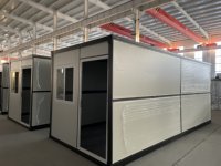 Casa Móvil Prefabricada Modular de Lujo de 20 pies/40 pies - Ecológica, Expandible, Estructura de Acero, Paneles Sándwich para Vivir