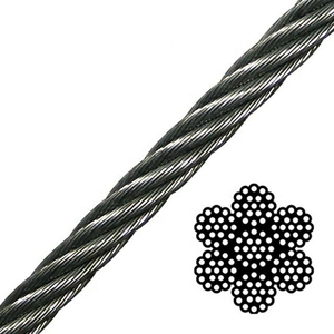 Steel Rope Competitive Price High Carbon Steel Wire <b>Rod</b> in Coil 0.1mm-30.0mm AISI Standard Non-Alloy Galvanized steel cable - Product Image 1