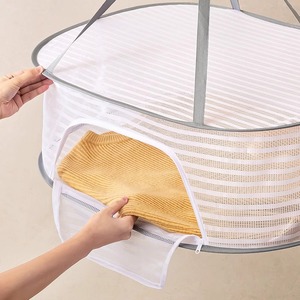 Paniers à linge pliables pour la maison <span class=keywords><strong>Filet</strong></span> de séchage coupe-vent anti-déformation pour vêtements Chaussettes Insectes de poisson Usine directe - Product Image 2