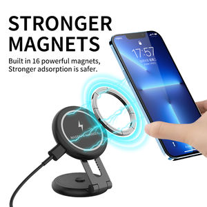 Support magnétique sans fil pour <span class=keywords><strong>chargeur</strong></span> de voiture pour Tesla Model 3/X/Y/S <span class=keywords><strong>Chargeur</strong></span> <span class=keywords><strong>MagSafe</strong></span> pliable à chargement rapide - Product Image 4