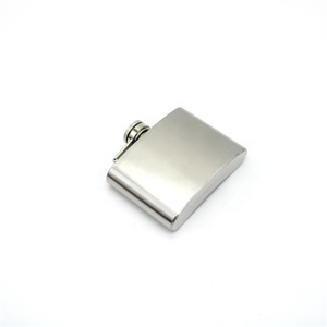 <strong>Cheap</strong> 4oz Mini Matte Brushed Finishing Square Shaped Stainless Steel Liquor Whiskey Wine <strong>Alcohol</strong> Hip Flask - Product Image 3
