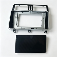 Écran tactile capacitif Android 2DIN intégré de 10,1 pouces, navigation GPS pour carte SD, système multimédia pour tableau de bord de Land Cruiser Prado