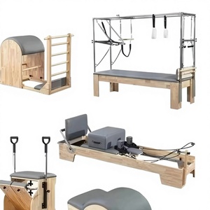 Kit Complet 5-en-1 pour la Rééducation et le Fitness à Domicile et en Milieu Commercial MJD-WCC22 – Ensemble Complet 5 Pièces en Bois de Chêne - Product Image 6
