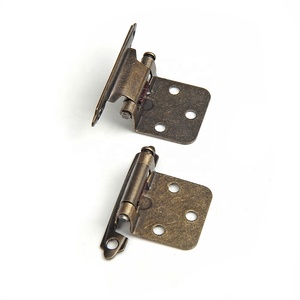 Mini charnières métalliques avec vis, pour boîte à vin, en <span class=keywords><strong>bois</strong></span>, composants de mobilier Miniature, fourniture de bijoux, cadeau - Product Image 3