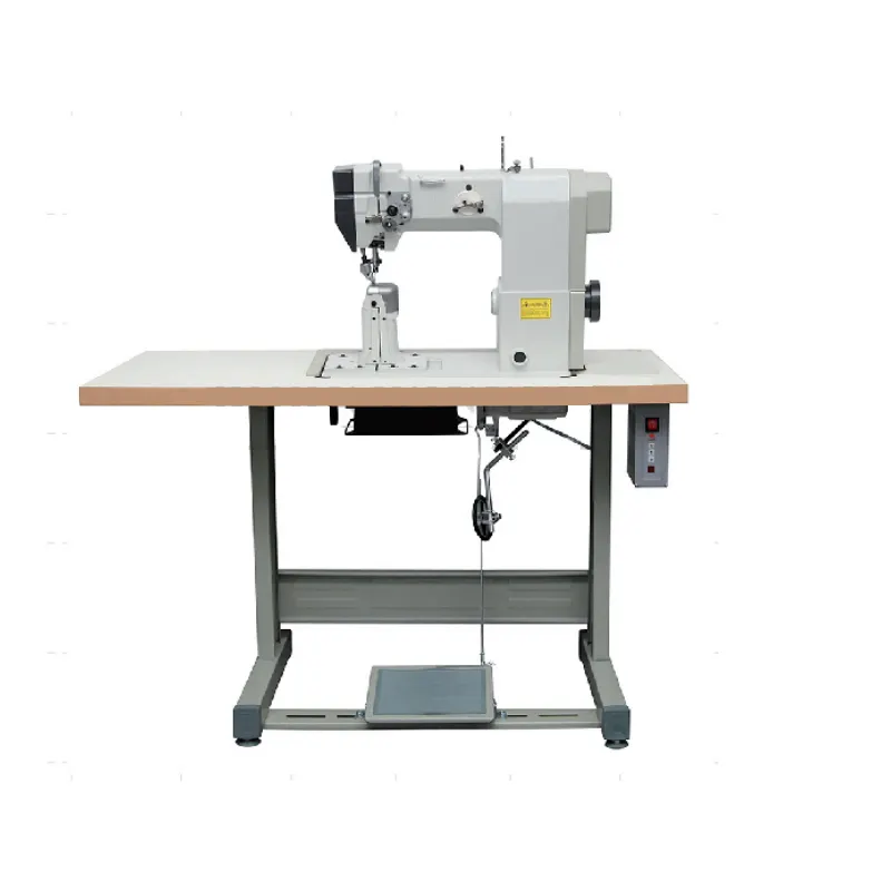 QK-9910 Single needle industrial roller lockstitch sewing machine post bed roller feed sewing embroidery machine