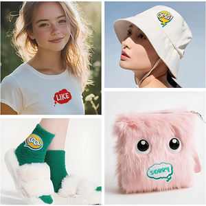 Écusson brodé personnalisé avec logo pour vêtements, casquettes et chapeaux – Feutre thermocollant avec support auto-agrippant en tissu, résine ou plastique - Product Image 6