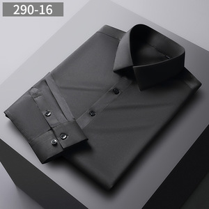 OEM/ODM Camisas Veraniegas Hombre <span class=keywords><strong>Manga</strong></span> Corta <span class=keywords><strong>2023</strong></span> nouveauté vente en gros chemise de robe d'affaires anti-rides à simple boutonnage - Product Image 3