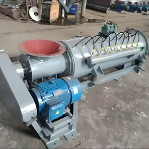 Carbon Steel Twin-paddle Powder Humidifier Mixer For De-dusting Coal Fly Ash