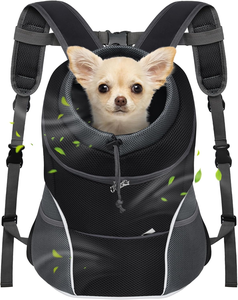 Ayarlanabilir nefes köpek <span class=keywords><strong>Pet</strong></span> ön taşıyıcı sırt çantası evcil hayvan taşıyıcı yürüyüş bisiklet için açık - Product Image 3