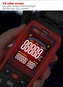 Светомер TASI TA632B 200000 LUX, цифровой светометр, фотометр для промышленных и бытовых предприятий - Product Image 4