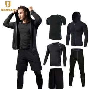 <span class=keywords><strong>Set</strong></span> da corsa per sport in palestra da uomo vestiti da Fitness traspiranti ad asciugatura rapida <span class=keywords><strong>Set</strong></span> completo da corsa per <span class=keywords><strong>la</strong></span> notte vestiti attillati da allenamento da uomo - Product Image 1