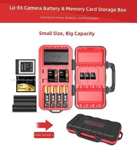 Desitnal Original usine étanche LP-E6 DSLR caméra batterie <span class=keywords><strong>carte</strong></span> mémoire support pour cartes SIM CF SD TF - Product Image 2