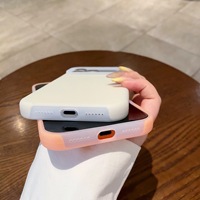 Coque de téléphone antichoc en silicone souple effet gel pour iPhone 17 18 Pro Max 16 15