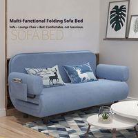 Großhandel Klappbares Schlafsofa mit Seitentasche, Armlehne Umwandelbare Schlafcouch für Haushalt Wohnmöbel