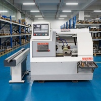 Tour à métaux CNC miniature CK0640, haute précision, horizontal, à banc plat, à broche simple, machine automatique