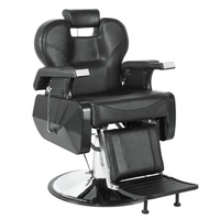 Sillón de Barbero Hidráulico Reclinable GEDO, Negro, Multiusos, Hecho a Mano para Artistas, para Salón de Belleza y Peluquería, Comercio Mayorista de China