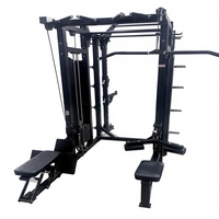 Cage de musculation multifonctionnelle pour salle de sport commerciale et usage domestique, rack à squats, crossover, machine Smith