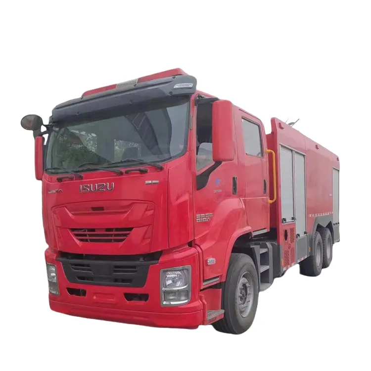 Haute qualité 6*4 japon ISUZU 16000L camion de sauvetage anti-incendie mousse pompiers extincteur mousse citerne