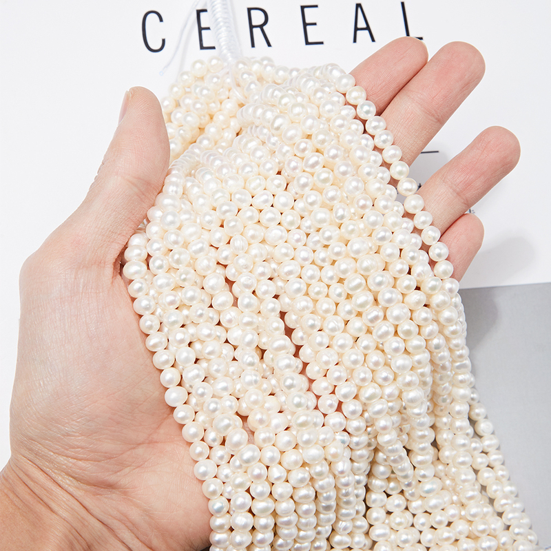 Natural 6 7mm Freshwater Baroque Pearls