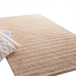 Tapis de sol réversible en laine tressée à la main, écologique, design moderne et tendance, tissage plat, meilleur prix de gros - Product Image 1