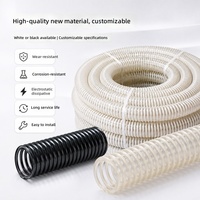 Tube de distribution de semences nervuré en plastique PU pour semoirs pneumatiques à vide (maïs et blé) – Tuyau pour engrais et semences