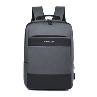 Mochila para Portátil Unisex 2026, Grande, Impermeable, de Nailon, con Puerto USB, Panel Personalizado, Bolsa de Negocios para Hombre