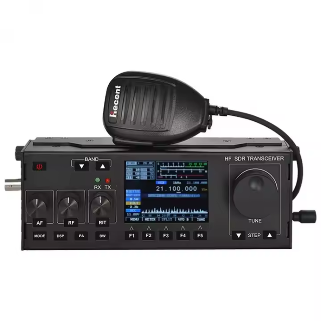 Recent RS-978 SSB Hf SDR Radio HF Ham Transceiver 1.8-30MHz 15Watt Ham SDR Radio HF with 3800mAh Li-ion Battery Pack