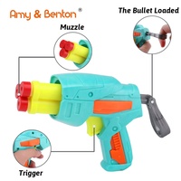 Pistola de balas EVA blanda para niños, juegos educativos de tiro, modelo de disparo, regalo sorpresa