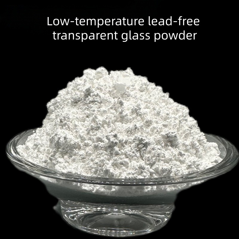 Transparent glass powder wood finish paint