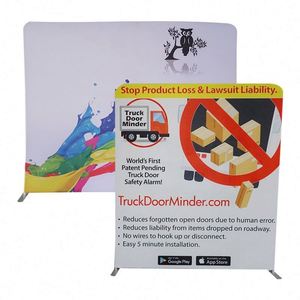 Fabricante Profesional de Telones de Fondo de Tela Tensada Impresos Personalizados, Telón de Fondo Portátil Personalizado para Medios de Comunicación - Product Image 1